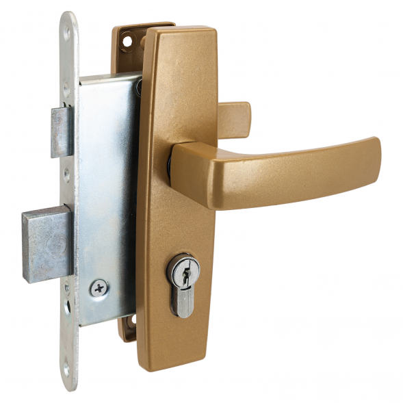 Замок врезной ЗЕНИТ ЗВ4-3.04 золото