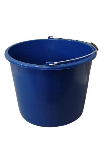 Ведро строительное УДАРОПРОЧНОЕ круглое синее 16л