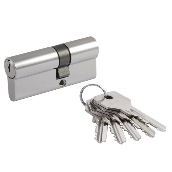 Цилиндр.мех-м ЕСО AL Л-80 (хром) (45-35)  &quot;Нора-М&quot;