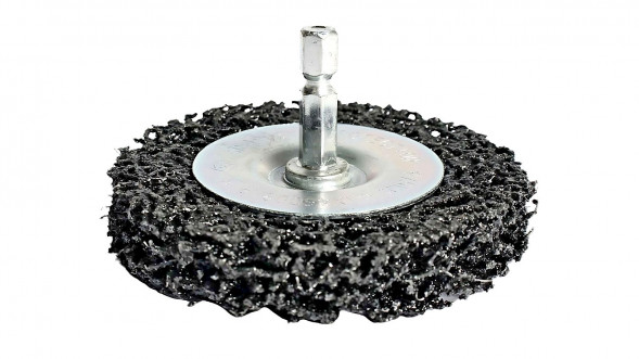 Щетка крацовка коралл дисковая для дрели (полимер) 100мм СТРОНГ