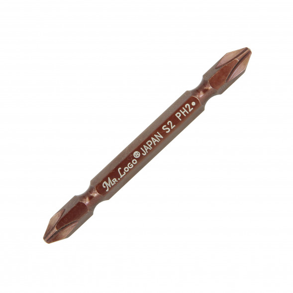 Насадки двухсторонние Mr.Logo 65PH2-PH2 на блистере (10шт)