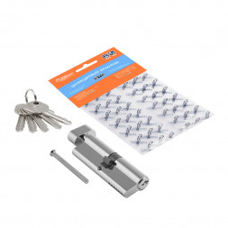 Цилиндр.мех-м STD AL  ЛВ-90 (45-45) (хром)