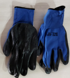 А-26 Перчатки с нанесением нитрила (структурные) (12шт)