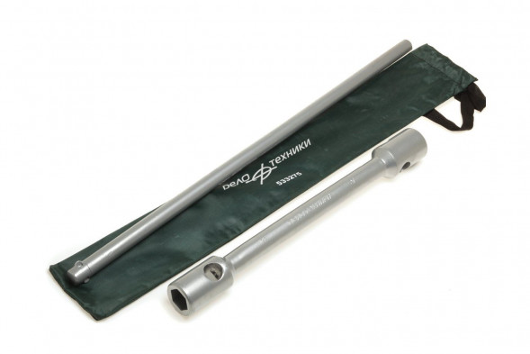 533321 Ключ баллонный кованый 30х32х400мм с монтировкой-вороткомх600мм, тетрон.сумка