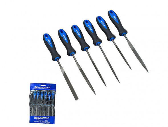 Набор надфилей 4*160 из 6шт.(большой)  XP-0072 X-PERT