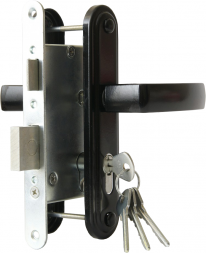 Замок врезной ЗЕНИТ ЗВ4-3.05 черный