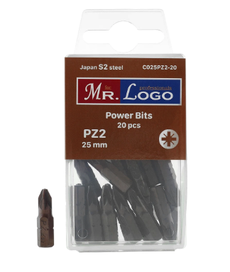 Насадки Mr.Logo 25РZ2 (S2) JAPAN (пластик.кор.)(20шт.)