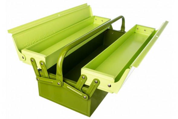 983553 Ящик для инструмента металлический 3-х секционный длина 535 мм