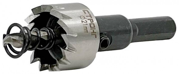 Фреза корончатая по металлу 21 мм