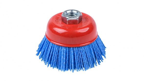 Щетка из нейлона 125мм М14 (чашечная)