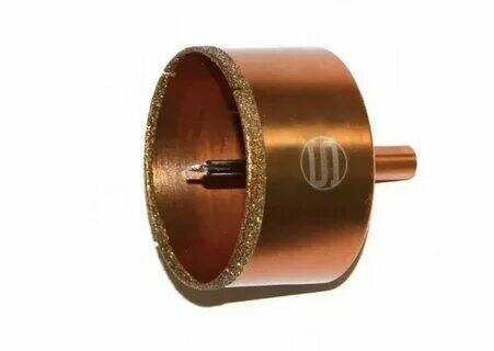 Коронка алмазная по стеклу и керамике с центрующим сверлом 45мм GOLD СТРОНГ