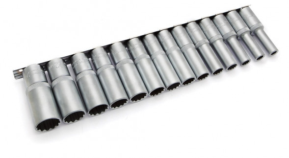 622314 Набор головок 12-ти гран.удлиненных 1/2&quot; 14пр.(8,9,10,11,12,13,14,15,16,17,18,19,21,22,23,24мм)