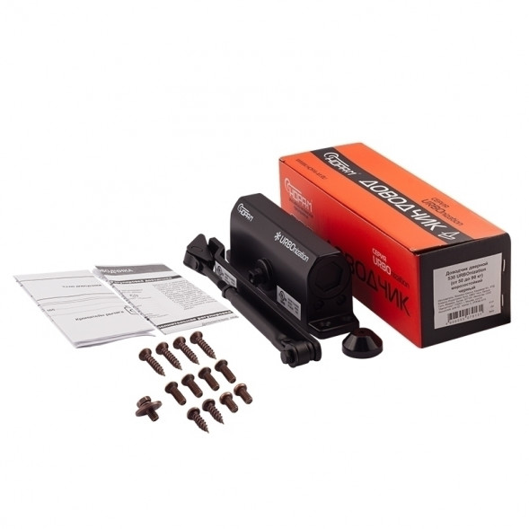 Доводчик 530 URBOnizatio (50-90кг) (черный) морозостойкий &quot;Нора-М&quot;