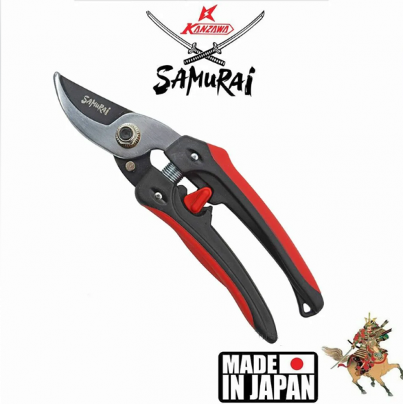 Секатор с тефлоновым лезвием, для обрезки веток L=182мм SAMURAI