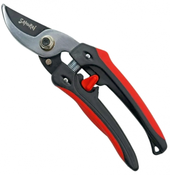 Секатор с тефлоновым лезвием, для обрезки веток L=182мм SAMURAI