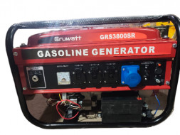 Бензиновый генератор 3800 Вт. 7.5 л.с. Электростартер GRUWATT