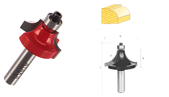 Фреза Атака 601318 кромочная калевочная  =38184=