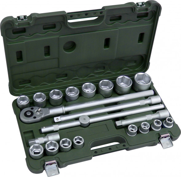 630721 Набор головок и принадлежностей 3/4", 21 предм.