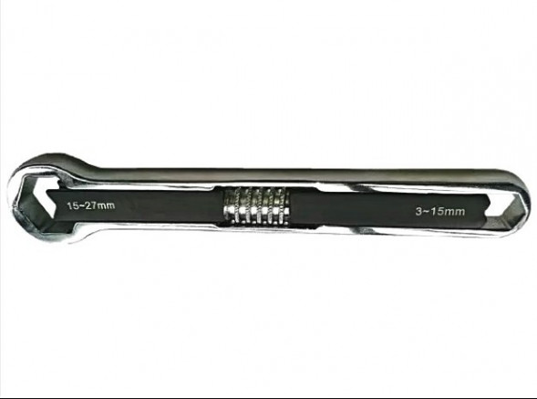 Ключ разводной регулируемый 15*27мм, 3*15мм СТРОНГ