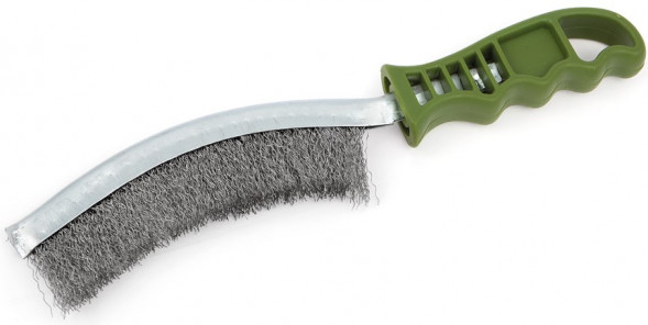 270291 Щетка дугообразная с пластиковой рукояткой, стальная щетина (12шт)