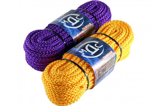 Канат полипропиленовый плетеный 10мм 8пр. (10м)
