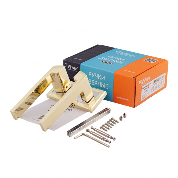 Ручка дверная AL 111К AL ст.бронза &quot;Нора-М&quot;