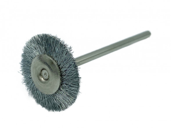 Щетка-мини плоская, ПВХ серая (средней жесткости)