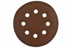 Круг  наждач. на лип. 125мм P240 8 отв. (5 шт.)