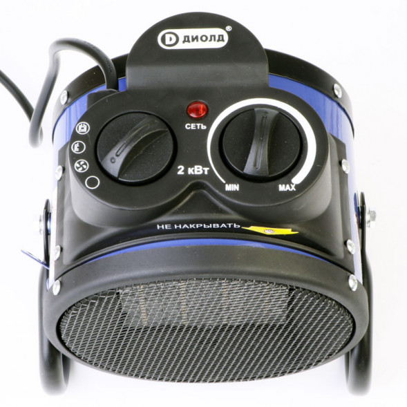 Пушка тепловая электрокерамическая 1500/3000Вт ( ТП-2-02 ЭК) &quot;Диолд&quot;