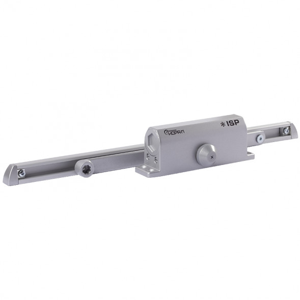 Доводчик ISPARUS 440 SLIDER (до 130кг) (серый) морозостойкий со скользящей тягой