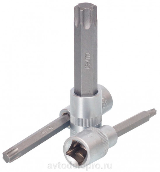 39650 Головка со вставкой TORX  Т50 (1/2&quot;;L=100мм) АвтоДело