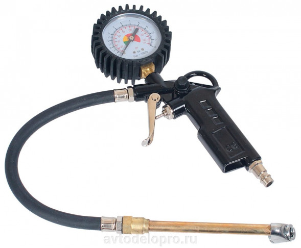 42304 Пистолет для накачки шин (грузовой) с манометром 10атм. АвтоДело