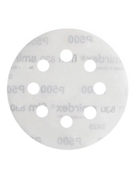 Абразивный круг SMIRDEX 830 Film Discs NEW D=125мм, Р1500 8 отверстий