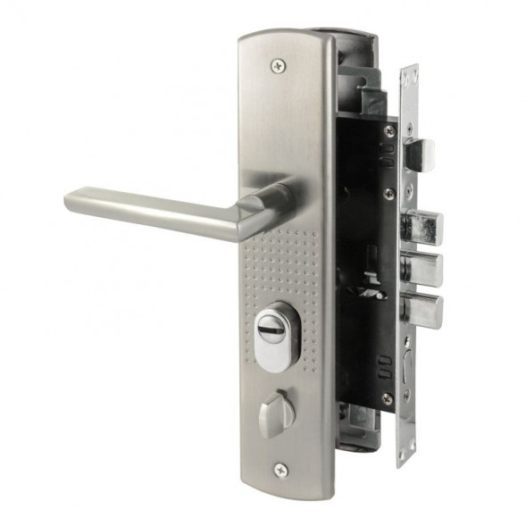 Замок врез. N200 (108)-68 П (мат.никель)  &quot;Нора-М&quot;