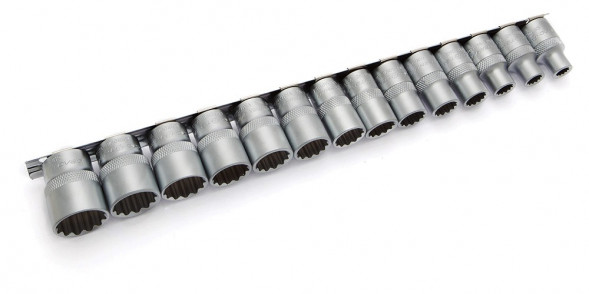 622114 Набор головок 12-ти гран.1/2&quot; 14пр.(8,9,10,12,13,14,15,16,17,18,19,21,22,24мм) (5шт)