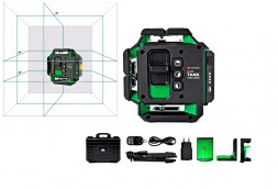 Профессиональный лазерный уровень ADA LaserTANK 4-360 GREEN Ultimate Edition