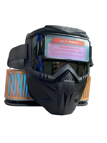 Маска со съемныйм щитком (со светофильтром) Хамелеон