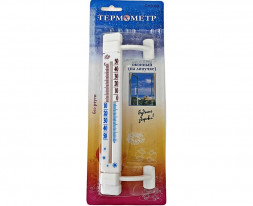 Термометр оконный белый