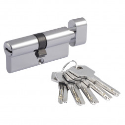 Цилиндр.мех-м ЕСО Z ЛПВ-90 (хром) (45-45)  &quot;Нора-М&quot;