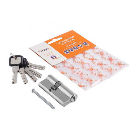 Цилиндр.мех-м ЛПУ-70 (хром) (40-30)  "Нора-М"