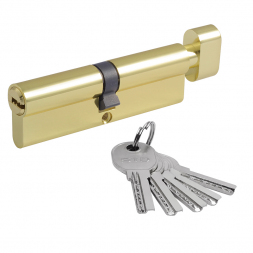 Цилиндр.мех-м STD AL ЛПВ-100 (50-50) (золото) НОРА-М