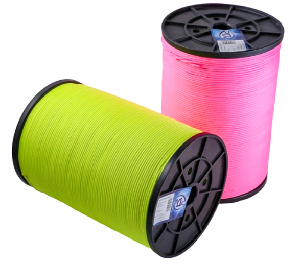 Шнур полипр.плет. 2мм 16пр. б.серд. (600м)