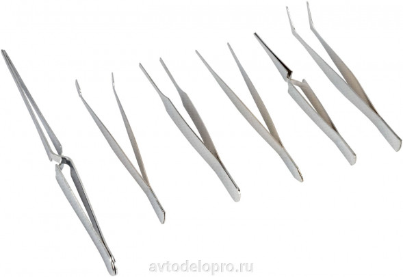 30736 Набор пинцетов 6 пр. АвтоДело