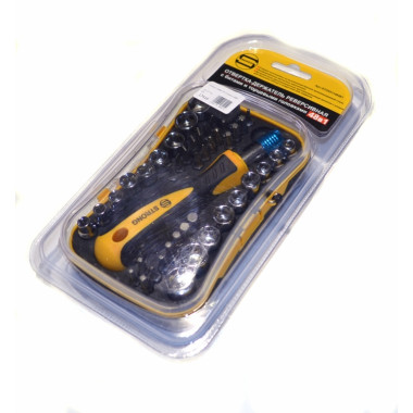 Набор отвертка адаптер с торцевыми головками, битами 48в1 СТРОНГ