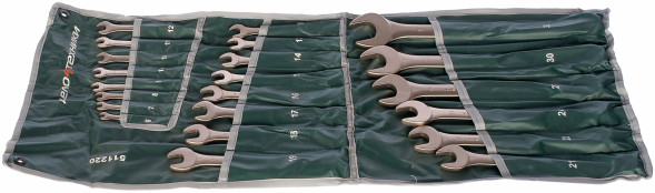 511220 Набор ключей комбинированных -22шт.(6-19,21,22,24,27,30,32) тетрон. сумка