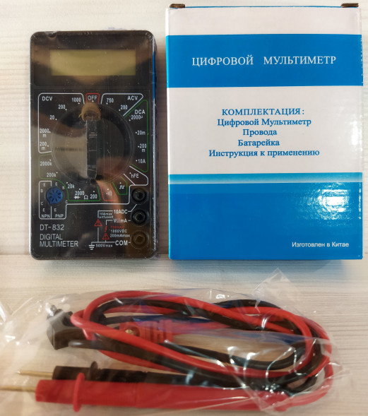 Мультиметр DT-832. 41-В
