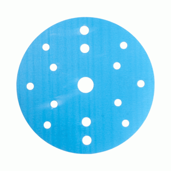 Абразивный круг SMIRDEX 830 Film Discs, D=150мм, Р600 17 отверстий