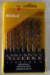 Набор сверл по бетону 8 шт.3-10 SKOLE