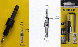 Сверло-зенкер 3,0 мм SKOLE