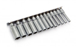 600313 Набор головок шестигранных удлиненных 1/4&quot; (4;4,5;5;5,5;6;7;8;9;10;11;12;13;14) 13шт (20шт)